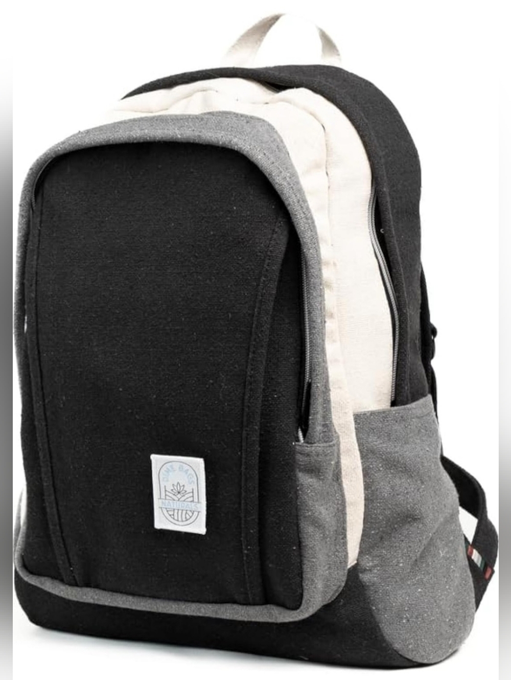 DIME BAGS Large Hemp Backpack NWT Just Arrived Charcoal Multi Pocket Unisex - Picture 2 of 3